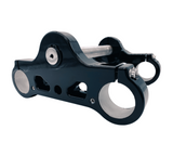 Bottom view of triple tree narrow glide extension kit in black