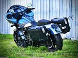 Harley Road Glide with Pioneer Adventure Bag System