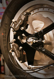 finished evo axle on a finished axle with brake