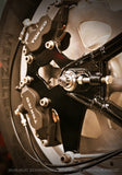 view of evo axle on a finished motorcycle