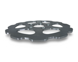 photo of antihero brake rotor to show thickness and cuts of material 