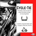 Cycle Tie Mount Motorcycle Tie Down Mount System
