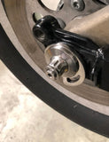 Axle conversion kit for Harley FXR